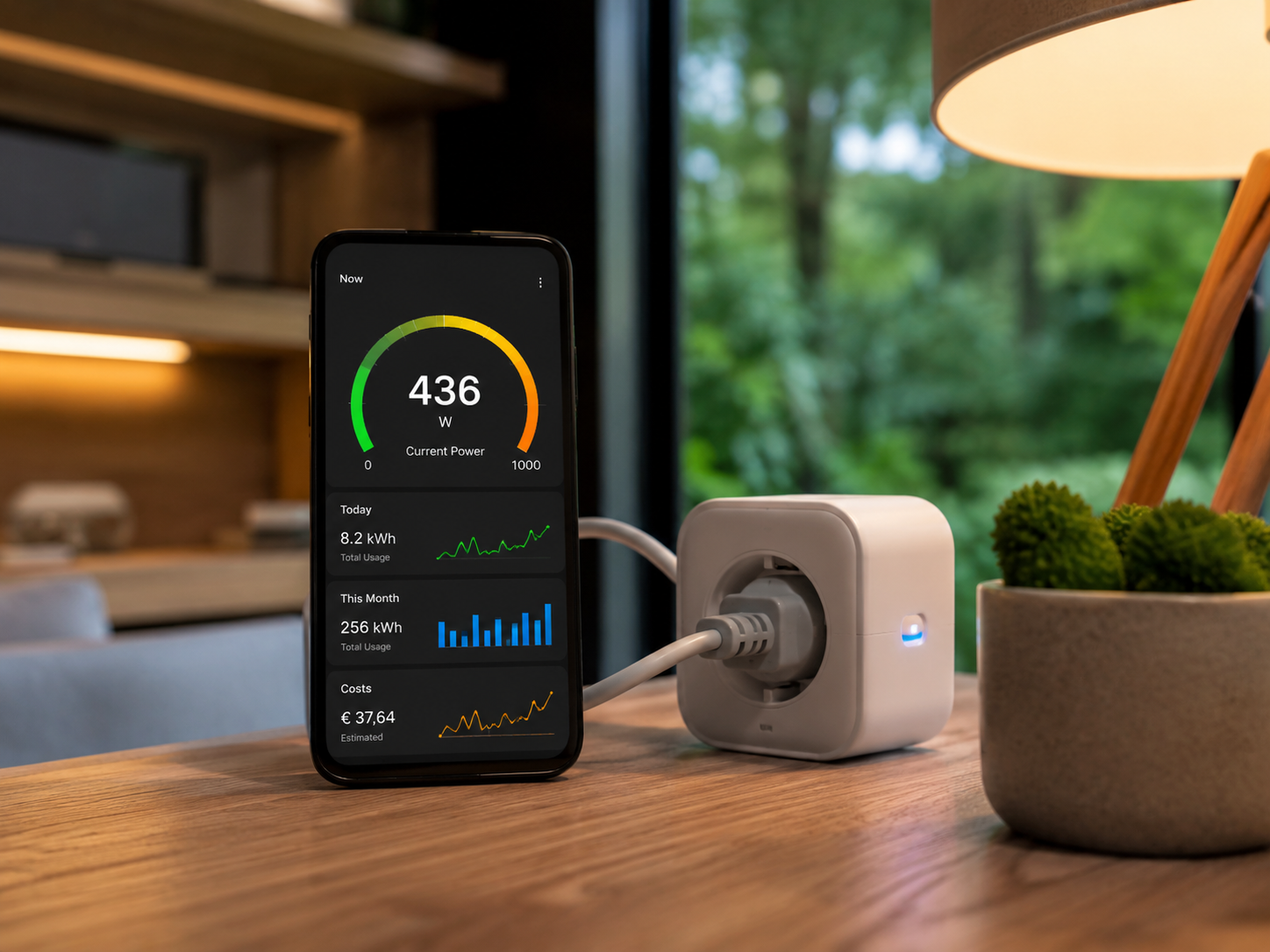 Control de consumo eléctrico, potencia y ahorro energético Gyalux